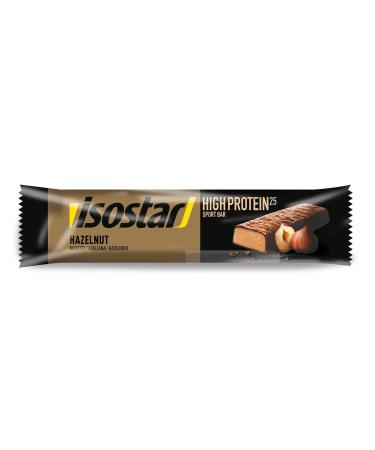 Isostar - High Protein Bar 25 - High Protein Energy Bar - Flavor: Hazelnut - Weight: 35 g - 185170