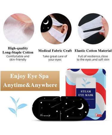 ONIYEA 15-Pack Unscented Steam Eye Masks for Dry Eyes Relief and Puffy Eyes - Disposable Moist Heating Compress Pads for Sleep - SPA Warm Eye Masks for Eye Fatigue - Buy Online on GoSupps.com