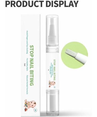 Nail polish to stop biting your nails | Anti-nail-biting treatment - 5 ml 8-hour protection for all ages corrects bad habits for school travel - Buy Online on GoSupps.com