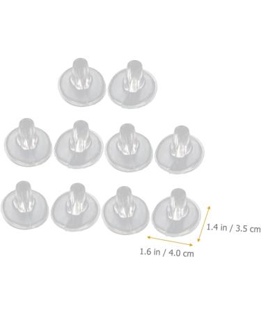 FRCOLOR Clear Jel Toe Protectors - 5 Pairs Gel Sandal Inserts & Cushions for Comfort & Protection - Buy Online on GoSupps.com