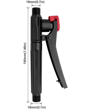 Spray Can Trigger - Garden Sprayer Handle Can Trigger Handle | Spray Can Trigger Ergonomic Trigger Sprayer Handle Parts Portable Garden Sprayer Hand Trigger Comfortable Hand Grip Pump Action - Buy Online on GoSupps.com