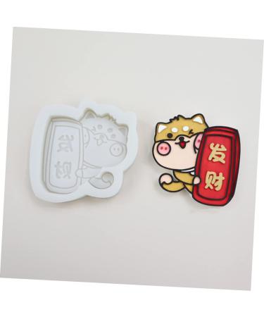NUOBESTY 4 Pcs Shiba Inu Drawing Stencil Silicone Molds De Para Gelatinas Handmade Craft Mold Crystal Plaster - Buy Online on GoSupps.com
