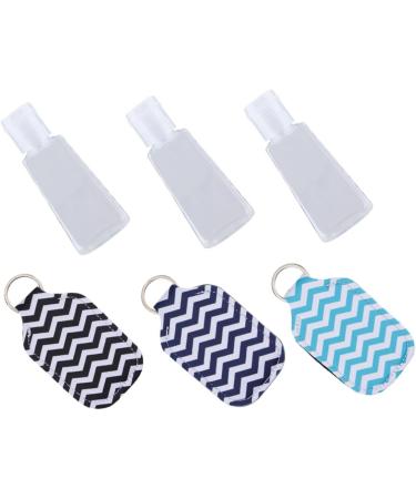 Lalafina Hand Sanitizer Bottle Covers - 18 PC Neoprene Key Ring Holders for Portable Protection - Buy Online on GoSupps.com