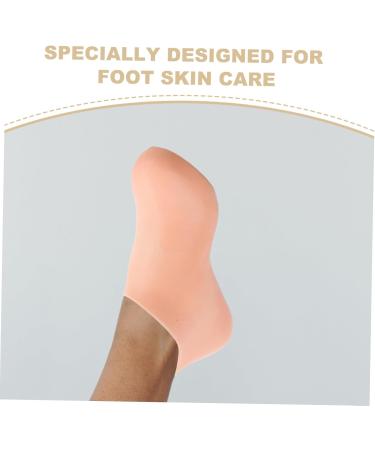 FOMIYES 2 Pairs Exfoliating Moisturizing Socks Heel Protector Socks Cracked Feet Moisturizing Socks Lotion Dry Cracked Feet Socks Beauty Socks Sole of Foot Sebs Miss Gloves - Buy Online on GoSupps.com