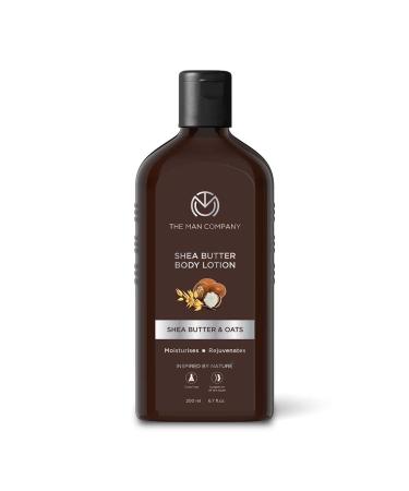 The Man Company Body Lotion For Extra Dry Skinshea Butter & Oats24 Hours Moisturisingabsorbs Quicklyrejuvenates & Upliftssls & Paraben-Free - 200Ml