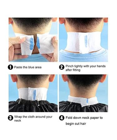 Ican 5 Rolls Barber Neck Strips | Disposable Stretch Paper Neck Protection Bands (500 Strips) - Shop Internationally - Buy Online on GoSupps.com