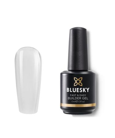 BLUESKY Fast & Easy Builder Gel Easy and Time-Saving Nail Extension Long Hold of up to 3 Weeks (LBA07 Clear 15 ml)