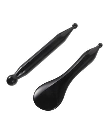 Sewoart 2st Massage Gua Sha Massage Tools Gua-Sha-Brett Body massage device body point sample pen massage acupressure bar foot massage devices back massage tab scroll wheel Harz beeswax eyes