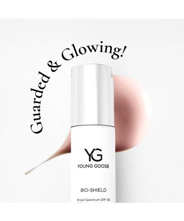 Young Goose Bio-Shield SPF40 | Lightweight Mineral Sunscreen for 360 Protection & Deep Hydration | Soothing & Radiant | 50ml - Buy Online on GoSupps.com