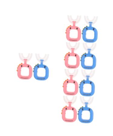 Minkissy 10 STK U-shaped toothbrush for children cleaning tools toothbrush in food quality toothbrushes for children toothbrush your toothbrush portable children's toothbrush