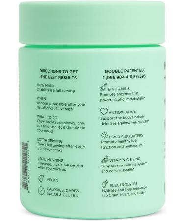 H-PROOF Bundle & Save The Anytime You Drink Vitamin 40 Chewable Tablets (20 Servings) Green Apple & The Anytime You Need Energy Vitamin 60 Chewable Tablets (30 Servings) Mixed Berry - Buy Online on GoSupps.com