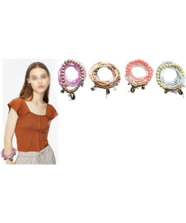 7 Teile/satz B hmen Charme Strang Kristall Perlen Armband Set Frauen M dchen Perle 18cm A - Buy Online on GoSupps.com