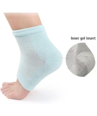 Buy 4 Pairs Gel Heel Socks - Moisturizing Spa Socks for Soft Smooth Skin | Comfort Day & Night Care - Buy Online on GoSupps.com
