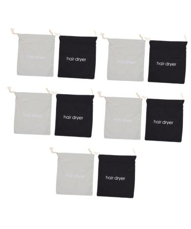 Ipetboom 10 Pcs Hair Dryer Storage Bag Bracket Universal Travel 33x30x0.5cmx5pcs Assorted Colorx5pcs
