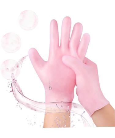 Ipetboom 1 Set Hydrating Sock Gloves Foot Care Socks Gloves Cuticles Socks Gloves Silicone Gel Socks Silicone Mitts Foot Socks Dry Feet Women's High Heels Dry Hands Pink Sebs - Buy Online on GoSupps.com