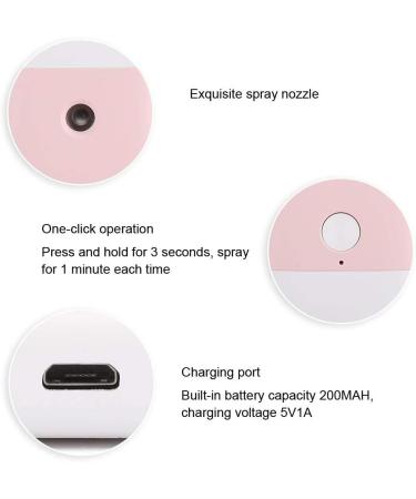 Facial Steamer Nano Handy Mist Spray Atomization Facial Mist Humectant Steamer Warm Mist Humidifier Atomizer Humidifier Moisturizing Face Spa Steamer(2#) - Buy Online on GoSupps.com