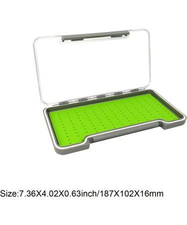 3 PC Super Slim Waterproof Fly Fishing Box | Silicone Tackle Trays | Best Pocket Storage 7.36x4.02x0.63 - Buy Online on GoSupps.com