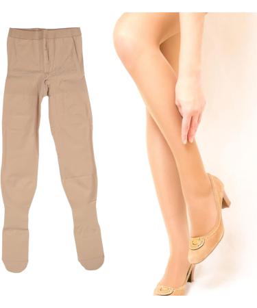 Fyearfly Compression Stockings Pantyhose - 23-32 mmHg Waist High Tights for Varicose Veins & Postoperative Recovery - Buy Online on GoSupps.com