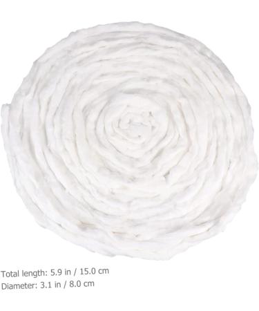 Angoily 2 Hairdressing Hair Coils for Manicures Cotton Hair Towel Makeup Supplies Cotton Beauty Coil Manicures Cotton Absorbent Cotton White Cosmetic Makeup Utensils - Buy Online on GoSupps.com