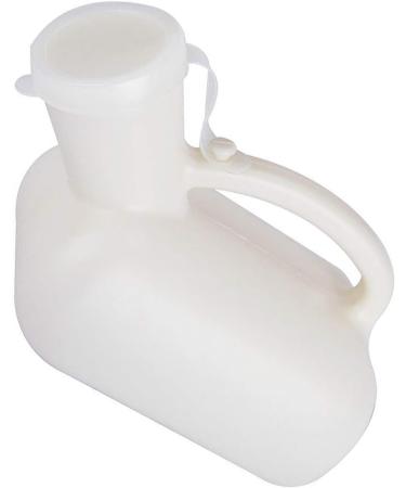 Male Urinal Bottle Urinals for Men Thick Firm Portable Urinal Urine Collection(White) - Buy Online on GoSupps.com