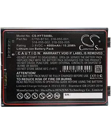 Replacement Battery for CT40 CT40XP & CT50-BTSC - 4000mAh Compatible with 318-055-067 318-055-002 318-055-011 318-055-001 318-055-005 - International Shipping Available - Buy Online on GoSupps.com