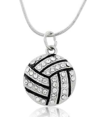 BANCHELLE Basketball Soccer Volleyball Pendant Necklaces Sports Fan Necklaces Pendants for Birthday Gift