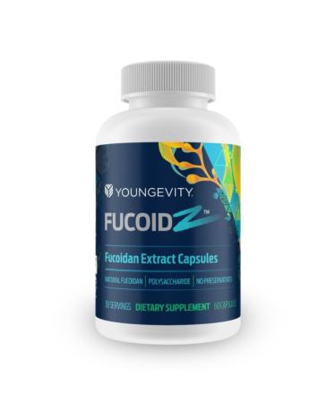Youngevity FucoidZ - Pure Organic Maritech Fucoidan Extract & Cofactors (Vitamin C Zinc Elderberry + Botanical Blend) - Immune Support - Super Antioxidant - 60 Capsules