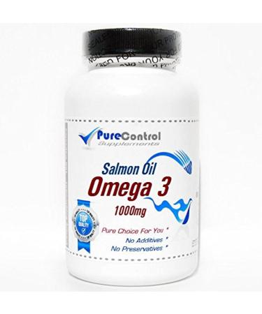 Salmon Oil Omega 3 1000mg // 200 Capsules // Pure // by PureControl Supplements