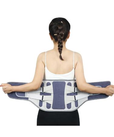 Ergonomic Back Brace for Lower Back Pain Relief - Lumbar Support Belt for Herniated Disc & Sciatica (Black XX-Large - Buy Online on GoSupps.com