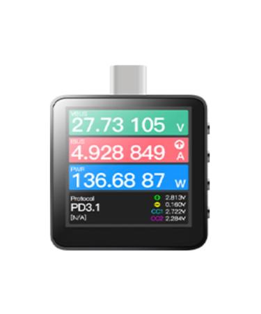 Guoqiao Power Z Type C KM003C Fast charging tester Motherboard Repair Digital Voltmeter & Amperemeter Voltmeter Power Bank Detector Metall