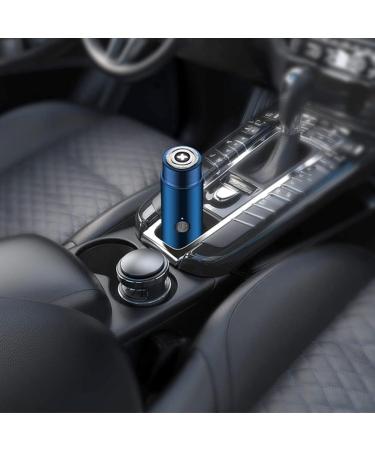 Buy 1pc Electric Shaver for Men - Durable Mini Beard Razor Rechargeable Hair Removal Device in Blue - International Shipping Available - Buy Online on GoSupps.com