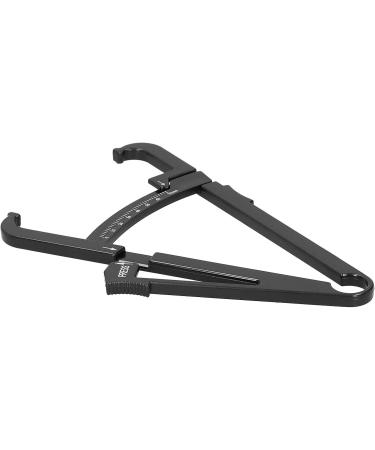 Precision Body Fat Measuring Slide - Unisex Skin Wrinkle & Fat Measurement Tool in Black - Ideal for Men & Women - Buy Online on GoSupps.com