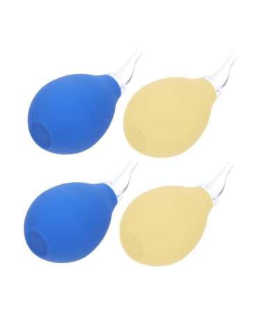 Healvian 4pcs Nasal Aspirator Nose Aspirator for Babies Straw Cleaner Nose Sucker Nasal Aspirator for Baby Bulb Syringe Sucker Newborn Nasal Aspirator Baby Nose Sucker Baby Nasal Cleaning