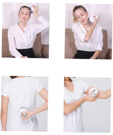 GLEAVI 4-Piece Manual Head Massager Tool - White Claws for Ultimate Relaxation | International Shipping Available - Buy Online on GoSupps.com