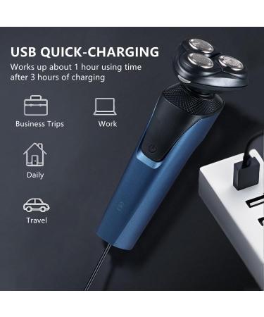 3 in 1 Electric Razor for Men | Cordless Rechargeable Beard & Face Shaver | Best Men's Electric Shavers & Trimmers (Gray - Buy Online on GoSupps.com