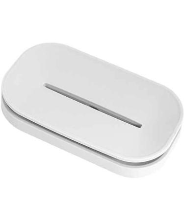 Multifunctional Soap Box - Drip Surface Slipproof Budget-Friendly Travel Container for Dorms - Light Gray - Buy Online on GoSupps.com