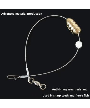 Stainless Steel Fishing Tackle Leaders with Swivel Snap Assortment - 3PCS Hi-Low Rig for Lures, Bait, and Hooks | Durable Fishing Gear Gift Set - Buy Online on GoSupps.com