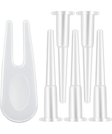 Yoga Ball Replacement Kit - 6 Pieces Air Stopper Plug & Pin Adapter for Fitness Exercise Balls - International Shipping Available - Buy Online on GoSupps.com