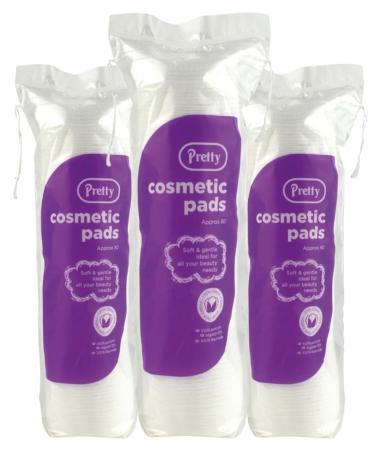 PACE SHOP || Pretty 240 Cosmetic Smooth 100% Pure Cotton Wool Pads Discs Face Nails Make up Manicure
