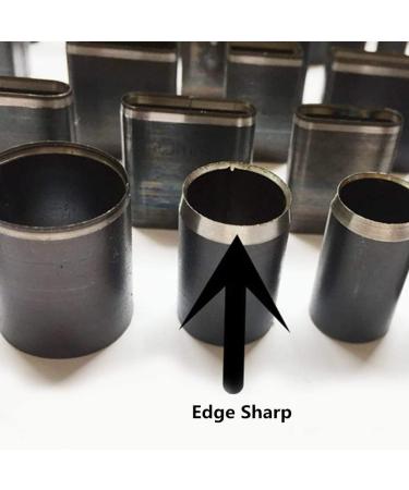 Hollow Hole Puncher Leather Punching Tool Set for DIY Leather Craft - 39 Shape Style - Buy Online on GoSupps.com