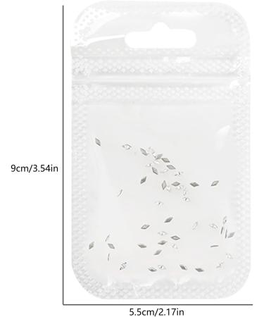 50x Diamond Nails Art Crystal Nail Flat Bottom Nail Rhinestones Nails Art Decorations for Salons 50x Diamond Nail Crystals Flat Bottom Nail Rhinestones Nail - Buy Online on GoSupps.com