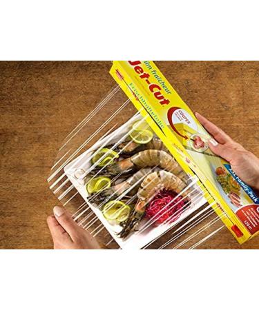 Buy Jet-Cut Cling Film 30cm x 120m - Transparent Set of 3 for Easy Food Storage | International Shipping Available - Buy Online on GoSupps.com
