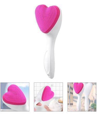 FRCOLOR Face Brush Heart Facial Cleaning Brush Deep Cleaning Face Washing Brush Manual Face Cleansing Brush - Buy Online on GoSupps.com