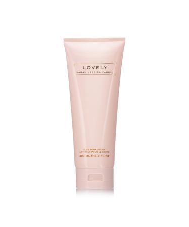 Sarah Jessica Parker Lovely Soft Body Lotion - Nourishing  Emollient Daily Hand and Body Lotion in SJP s Signature Lovely Fragrance - For Softer  Smoother Skin - Light  Clean  Floral Notes - 6.7 oz