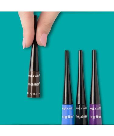 Wet n Wild MegaLiner Liquid Eyeliner in Dark Brown - Long-Lasting Formula - Buy Online on GoSupps.com