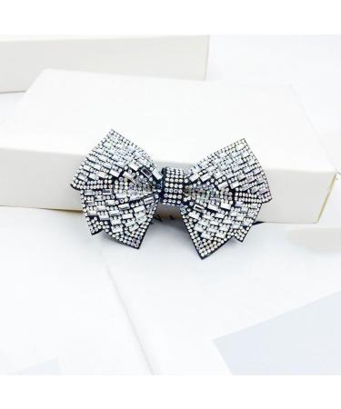 LNYHLXS Water Diamond Bow Hair Clip Full Diamond Bundle Hair Top Clip Anti Scratch Line Clip - Buy Online on GoSupps.com