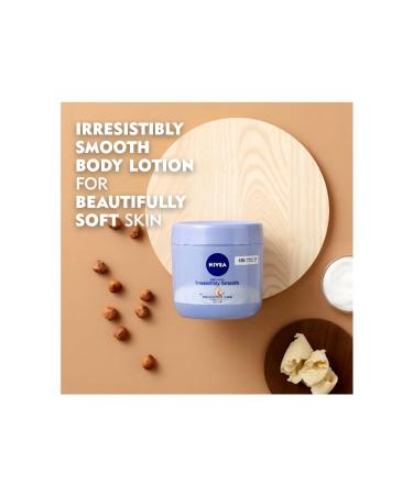 NIVEA Irresistibly Smooth Body Cream with Shea Butter Deep Moisture Serum 400ml Intense Hydration for Dry Skin Non-Greasy 48-Hour Moisture Silky Soft Skin Daily Body Lotion Pack of 2 - Buy Online on GoSupps.com