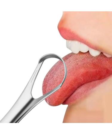 Premium Stainless Steel Tongue Cleaner & Scraper - U-Shape Design for Adults & Kids - Fight Bad Breath - Includes Tweezers - Shop Internationally - Buy Online on GoSupps.com