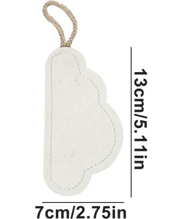 Loofah Dish Sponge Kitchen Eco Scrub Scourer | Eco-Friendly Non-Scratch Dishwashing Sponge for Pans and Pots Kitchen Cleaning Rowces Clouds - Buy Online on GoSupps.com