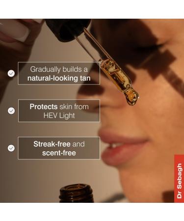 Dr Sebagh Self-Tanning Drops Travel Size- Streak-Free Scent-Free and Sun-Free Golden Radiance in just a few hours| Mix with Moisturizer for Smooth Application | Create Bronzed Skin- 5 ml - Buy Online on GoSupps.com